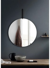 Okrúhle nástenné zrkadlo MOEBE black