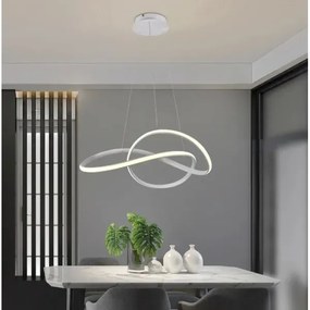 Brilagi - LED Stmievateľný luster na lanku COSMOWAVE LED/70W/230V 3000-6500K biela + DO