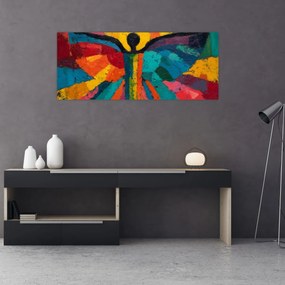 Obraz - Maľovaný anjel (120x50 cm)