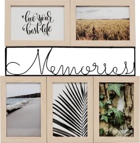 Fotorámik pre 5 ks foto, 36x37x1,5 cm%