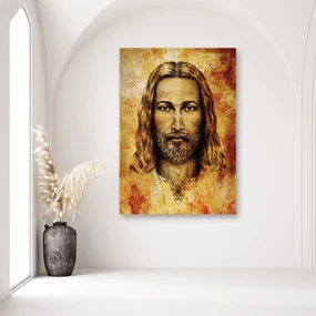 Gario Obraz na plátne Turínske plátno tvár Ježiša Krista Rozmery: 60 x 90 cm