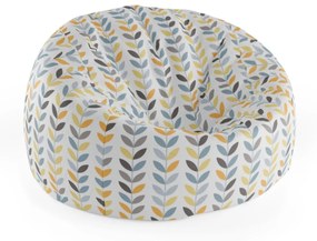Sablio Sedací vak Cocoon Barevné lístky - 115 x 75 cm x 45 cm