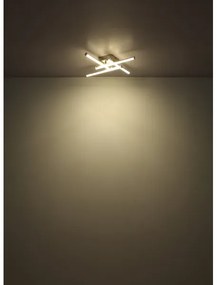 Globo 67346-24 - LED Stropné svietidlo KIRINA LED/24W/230V 4000K matný chróm