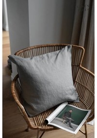 Ľanová obliečka na vankúš 50x50 cm Khaki – Linen Tales
