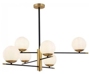 Maytoni MOD048PL-06G - Luster na tyči NOSTALGIA 6xE14/40W/230V