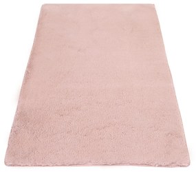 Dekorstudio Kožušinový koberec do kúpeľne TOPIA mats - ružový Rozmer koberca: 67x110cm