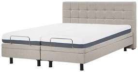 Manželská posteľ 180 cm DUCHE (béžová). Vlastná spoľahlivá doprava až k Vám domov. 1007247