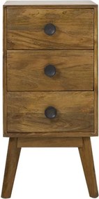 Drevená nízka komoda Espita so šuplíkmi - 40*40*80cm