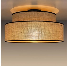 Stropné svietidlo BOHO 1xE27/60W/230V pr. 40 cm béžová