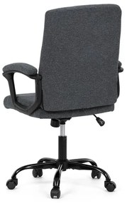 Autronic BONTEC Kancelárske kreslo, hojdací mechanizmus, čierna látka, KA-Y391 BK2 Farba: Šedá