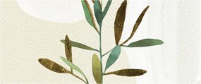 Obraz - Akvarelová vetvička N⁰2 (120x50 cm)