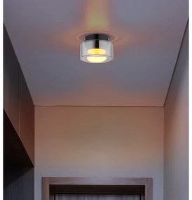 Globo 16055DS - LED Stropné svietidlo HIGGINS 1xGX53/6W/230V pr. 13 cm čierna