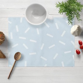 Biante Dekoračné prestieranie na stôl PM-063 Konfety na pastelovo modrosivom 35x45 cm