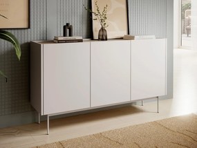 Komoda Coriko CK144, Farby:: cashmere + cashmere / dąb linea