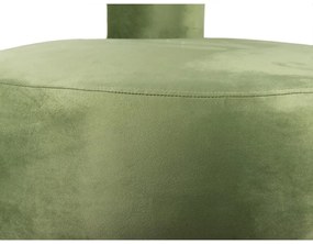 Svetlozelené zamatové kreslo Abrazo – Leitmotiv