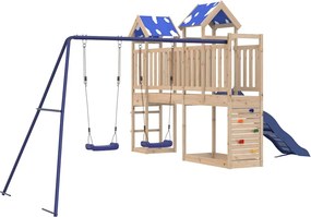 vidaXL Vonkajšia súprava na hranie masívna borovica