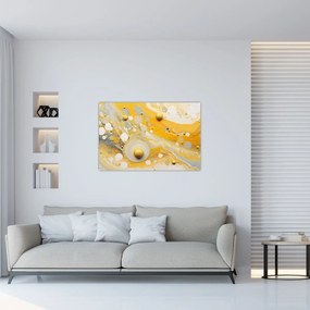 Obraz - Abstraktné pozadia so zlatým dekorom (90x60 cm)