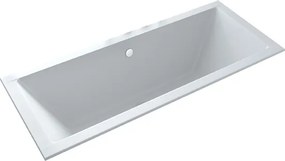 Besco Akrylátová obdĺžniková vaňa Quadro Slim 155x70 (165,170x75, 175,180x80, 190x90) BESCO-Rozmery: 155x70, BESCO-Farba: Biela
