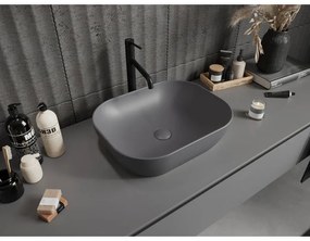 Mexen ROSA umývadlo, 50x40 cm, šedá matná, 21095071