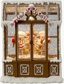Vianočná LED dekorácia's časovačom Gingerbread House