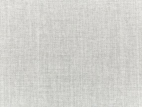 Ľavostranná ľanová leňoška sivá APRICA Beliani