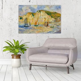 Obraz - Auguste Renoir, Sea and Cliffs, reprodukcia (90x60 cm)