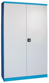 Policová dielenská skriňa na náradie GD, 4 police, zváraná, nosnosť 50 kg, 1100 x 1920 x 380 mm