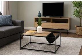 Noela Konferenčný stolík s priehradkou CAPSA 45 prírodný