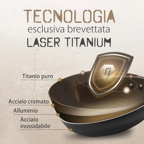Hrniec s titánovým povrchom Ø 24 cm - Saturn Terra Lunasol - 601305