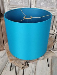 Petrolejové tienidlo na stolnú alebo závesnú lampu Petrol - Ø 30*25cm/ E27