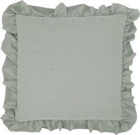 Jemne opálová obliečka na vankúš s volánikovým okrajom Aix Soft – 50*50 cm