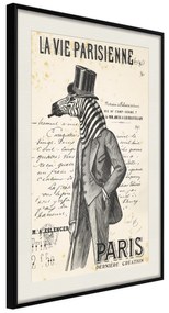 Artgeist Plagát - La Vie Parisienne [Poster] Veľkosť: 20x30, Verzia: Čierny rám s passe-partout