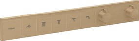 Hansgrohe RainSelect, podomietkový termostatický modul pre 5 spotrebičov, kartáčovaný bronz, HAN-15384140