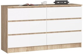 Komoda Rollo K 138,4 cm dub sonoma/biela