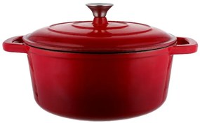 Silvercrest®  Liatinový hrniec, 5,6 l (červená)  (100393102)