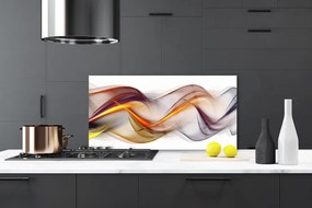 Sklenený obklad Do kuchyne Abstrakcia umenie 100x50 cm