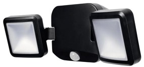 Ledvance - LED Vonkajšie nástenné svietidlo so senzorom BATTERY 2xLED/10W/4xD IP54 P224463