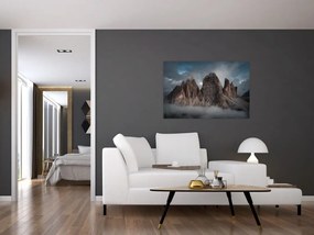 Obraz - Tri Zuby, Talianske Dolomity (90x60 cm)