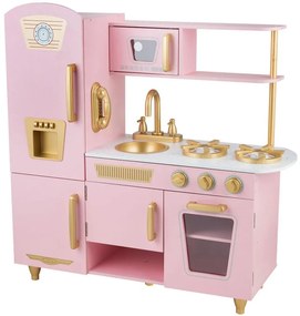 Kuchynka pre deti KithenJoy ružová