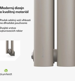 Blumfeldt Tallheo radiátor 120x30 620W
