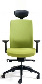 OFFICE PRO bestuhl -  OFFICE PRO bestuhl Kancelárska stolička J2 BLACK SP zelená
