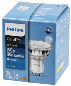 LED žiarovka Philips GU10 - 4W - 350 Lm 36 ° - neutrálna biela - CorePro Premium