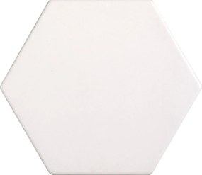 Dlažba Tonalite Examatt bianco 15x17 cm mat EXM6400