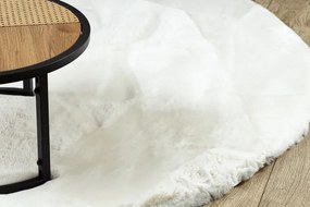 Koberec TEDDY NEW wool 45 krémový, kruh