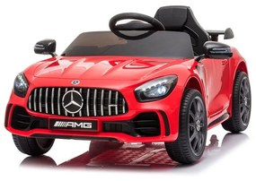 Detské elektrické autíčko Mercedes AMG GT R v červenej farbe