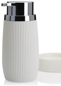 Dávkovač saponátu Georgia, biela/s chrómovými prvakmi, 300 ml