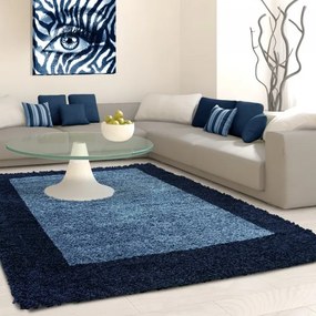 Ayyildiz koberce Kusový koberec Life Shaggy 1503 navy - 80x250 cm