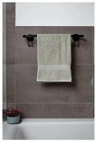 Čierny nástenný stojan na uteráky Wenko Classic Plus