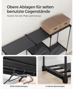 Otvorená šatníková skriňa RYG037B02