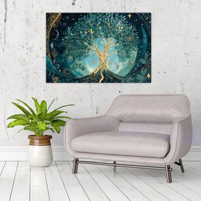 Obraz – Strom života vo vesmíre (90x60 cm)
